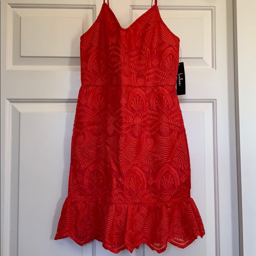 Super Cute Lulu’s Red Dress